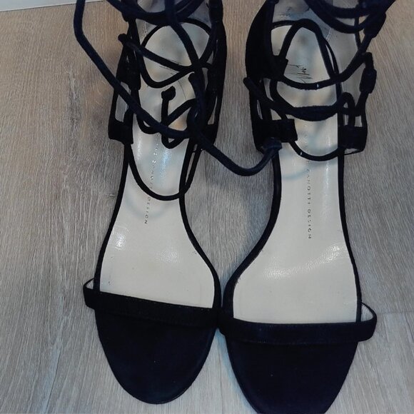 Giuseppe Zanotti Suede Lace-up Heels - Picture 4 of 6